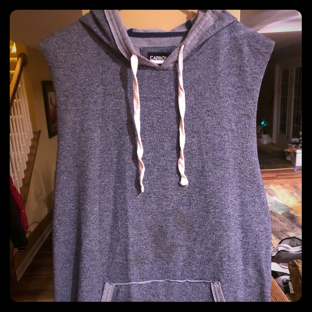 Carbon Sleeveless Hoodie
